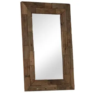 Berkfield Mirror Solid Reclaimed Wood 50x80 cm