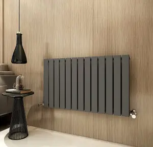 Designer Flat panel Single Radiator 600x884 Anthracite by MCC