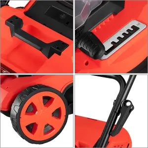 Dirty Pro Tools Cordless Lawn Mower 40v Lithium-Ion Fast Charger Battery 43cm cutting DpT With batteries and charger