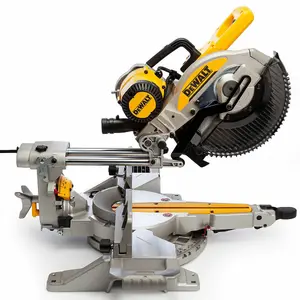 Dewalt DWS727 XPS Double Bevel Slide Mitre Saw 250mm 1675W 240V + DE7023 Legs