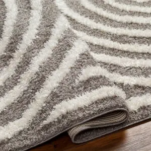 MARAVA Modern Shaggy Area Rug 160 x 213 cm