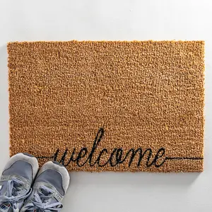 Curly Welcome doormat - Regular 60x40cm