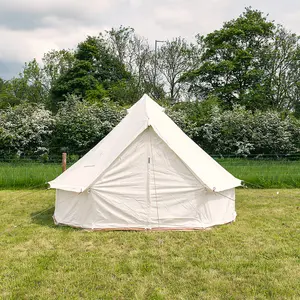 4m Kokoon Deluxe XL Bell Tent with Chimney Fitting - 100% cotton canvas