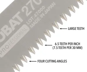 Silky 270-27 Zubat Professional Curved Hand Saw 270mm