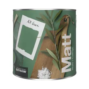 Rust-Oleum Washable Matt Wall Paint - All Green 2.5L