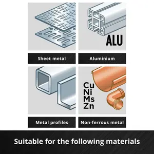 Einhell Universal Metal HSS Drill Bit Set 10 Pieces With S-CASE Box Accessory