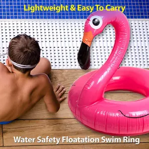 Large Flamingo Swim Ring 34 Inch Swimming