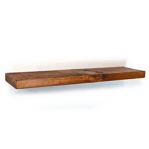 Handmade Wooden Floating Shelf Light Oak / 4.5cm H x 50cm W x 14cm D