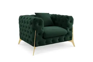 Jaguar Armchair Chesterfield Design Velvet