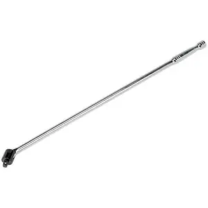 750mm Breaker Pull Bar - 1/2" Sq Drive Knuckle - Spring Loaded Socket Retention