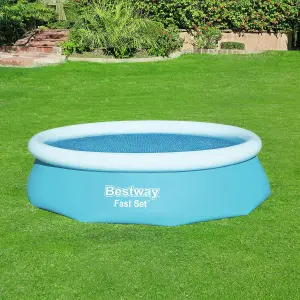 Bestway Flowclear Above Ground Fast Set 10ft Solar Swimming Pool Cover