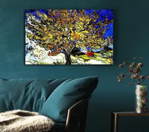 Vincent Van Gogh The Mulberry Tree Canvas Print Wall Art - Medium 20 x 32 Inches