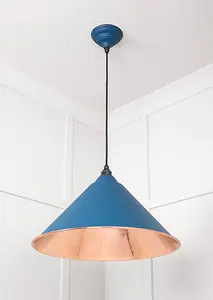 Smooth Copper Hockley Pendant in Upstream