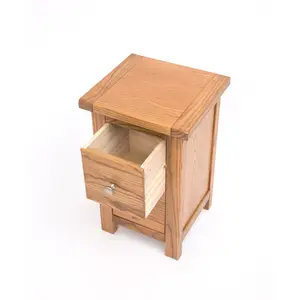 Gerry 2 Drawer Bedside Table Natural