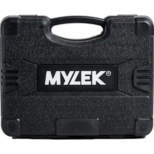 Mylek 18V Cordless Li-Ion Drill With Accessory Kit and Carry Case