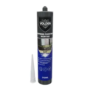 Volden Buff Pointing mortar, 310ml Cartridge - Ready for use