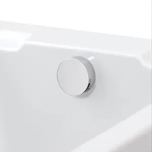 Aqualisa Smart Link Exposed valve Gravity-pumped Digital Shower with overflow bath filler & Adjustable head