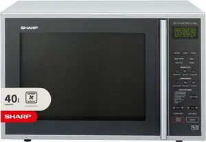 Sharp R959SLMAA Combination Microwave Oven, 40 Litre Capacity, 900W, Silver