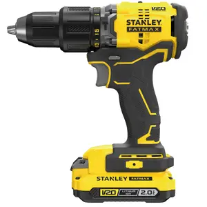 Stanley FatMax 18V Li-ion Cordless Hammer drill (1 x 2Ah) - SFMCD715D1K-GB