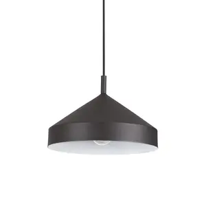 Luminosa Yurta Dome Pendant Ceiling Light Black 30cm