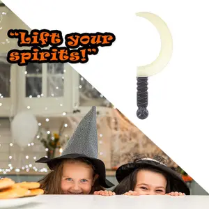 Halloween Weapon Sickle Glow In The Dark Prop Trick or Treat 39.7cm Sickle