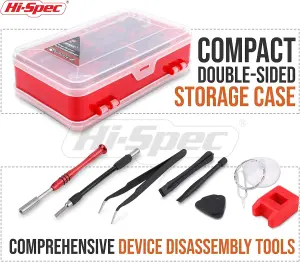 Hi-Spec 108pc Precision Screwdriver Bits & Opening Pry Bar Tool Kit Set for Electronics, Mobile Phones, Drones & Gadget Repair