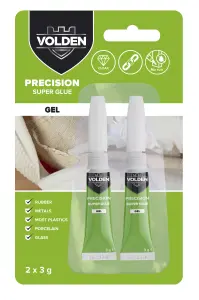 Volden Gel Superglue 6ml, Pack of 2