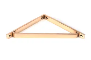 Polished Bronze Barton Shelf Bracket (200mm x 200mm)