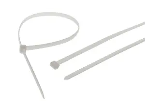 Heavy-Duty Cable Ties White 9.0 X 1200Mm (Pack 10)