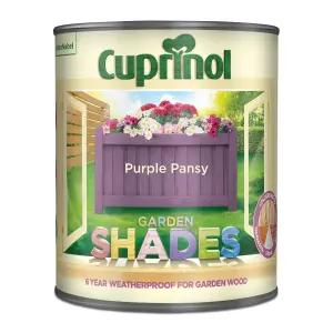 Cuprinol Garden shades Purple pansy Matt Multi-surface Exterior Wood paint, 1L