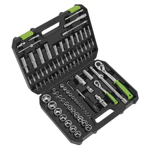 Sealey Topchest Rollcab 6 Drawers Green Black Tool Kit 170 Pieces AP22HVGCOMBO