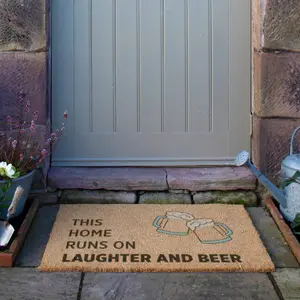 Laughter and B... Doormat (90 x 60cm)