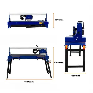 Wet Sliding Tile Cutter Sawing Bench 920mm 1200W Ceramics Porcelain Heavy Duty