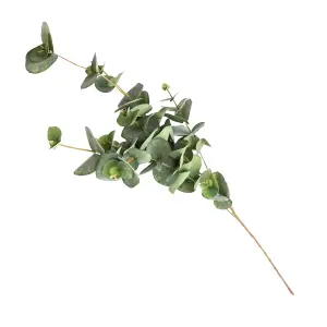 Green Eucalyptus Single stem Artificial flower