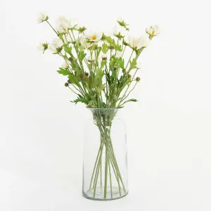 Blooming Artificial - 24-Pack of Artificial Cosmo Flower Stems - Indoor Use