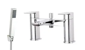 Aquarius Hydro Bath Shower Mixer Tap inc Kit Chrome