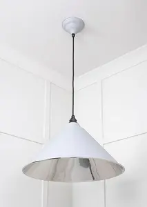 Smooth Nickel Hockley Pendant in Birch