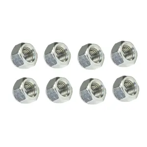 Pack of 8 M12 x 1.5 Wheel Studs And Nuts For 100mm PCD Trailer Hubs