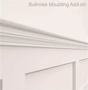 Hampton White Primed Wall Panelling Pack (2400mm Pack)