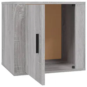 Berkfield Bedside Cabinets 2 pcs Grey Sonoma 50x39x47 cm