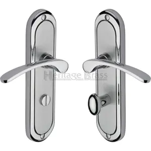 Heritage Door Handle for Bathroom Ambassador Design Apollo