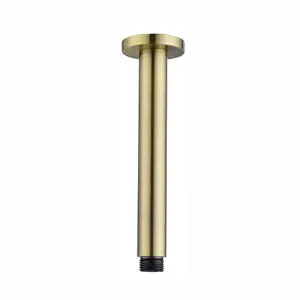 ENKI Antique Brass Round Ceiling Mounted Shower Arm A14