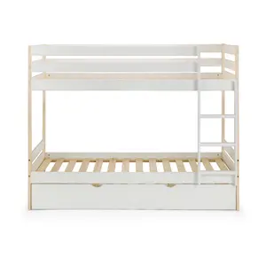 Nova Single (3') Standard Bunk Bed with Trundle by Julian Bowen