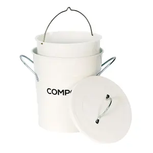 Caddy Company Compost Pail - White