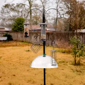 Bird Feeder Station Baffle Dome Stop Squirrel Stealing Bird Feed Guard