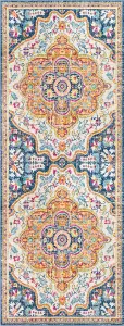 WILLOW Oriental Vintage Runner Rug 80 x 220 cm