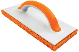 Toolty Sponge Grouting Float 280x140x30mm Hydro Rubber Duo Color Handle for Tiling Finishing Tool Trowel Floors Walls DIY