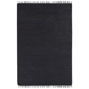 Jute Area Rug 200 x 300 cm Black SINANKOY