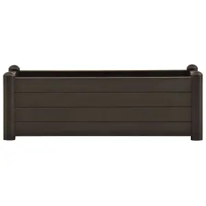 Berkfield Garden Raised Bed PP Mocha 100x43x35 cm