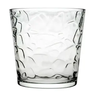 URBNLIVING 13cm Height Clear Round Mosaic Glass Vase Flower Pot